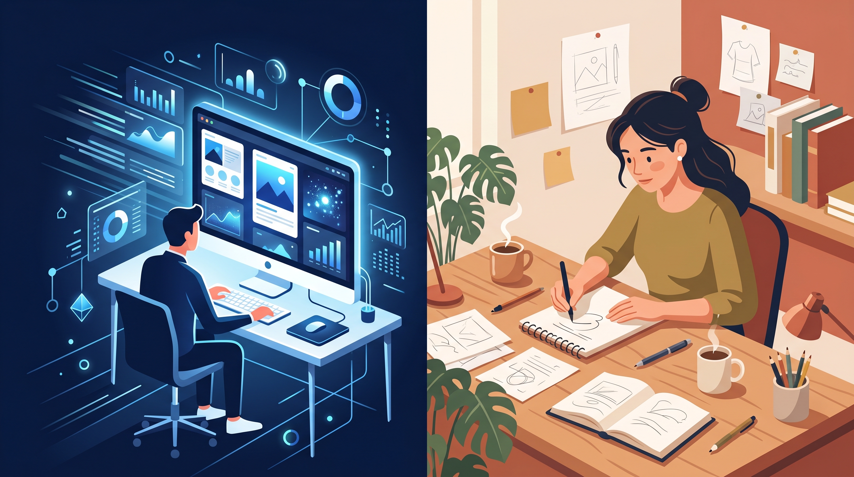 AI Design Platforms vs Traditional Design Agencies. When to Use Each