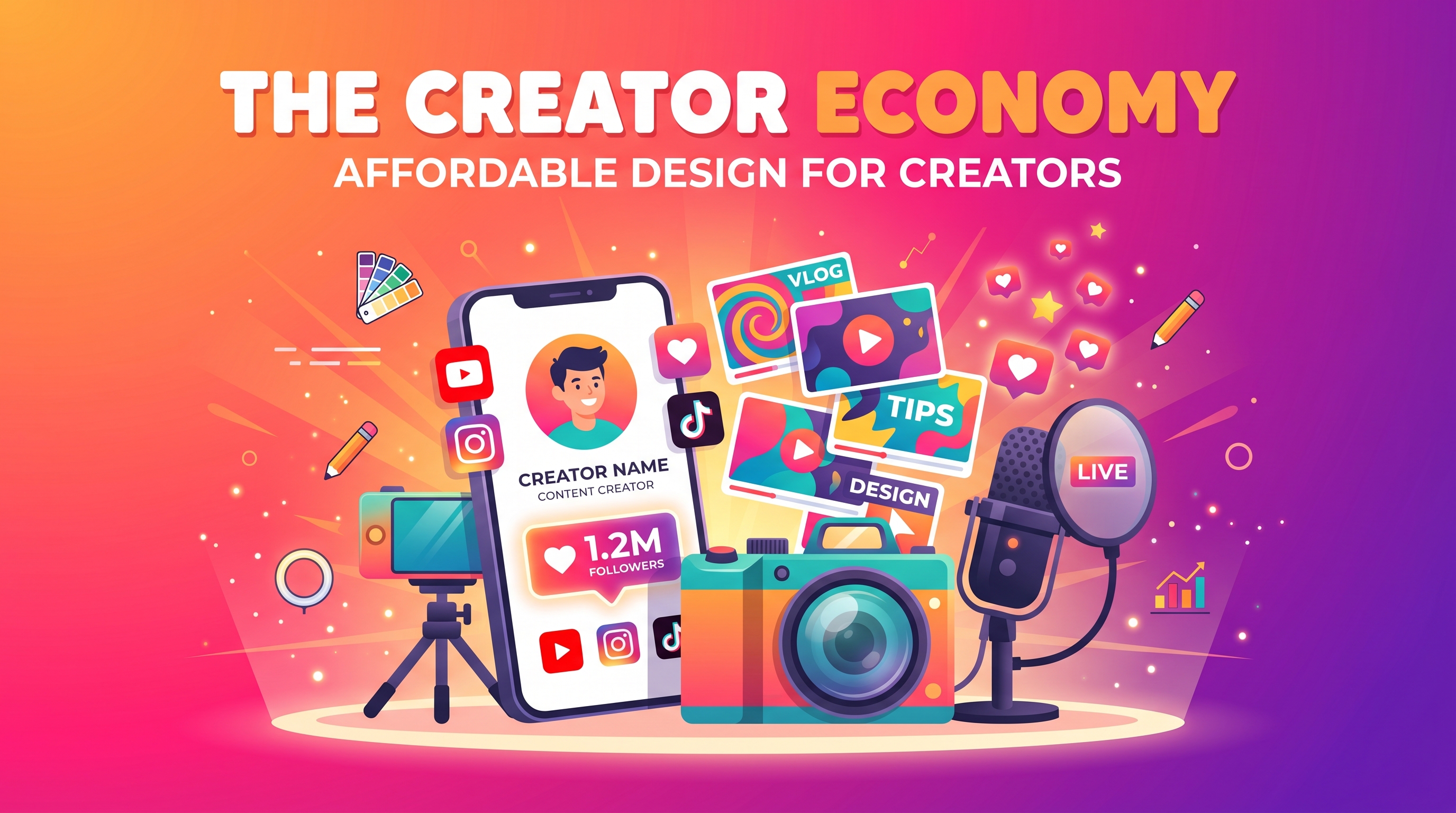 The Creator Economy Design Problem. Why Most Creators Can't Afford Professional Graphics